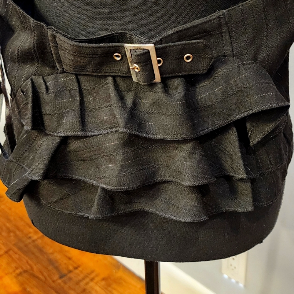 Odds n Evens Ruffle Back Vest. SIZE L